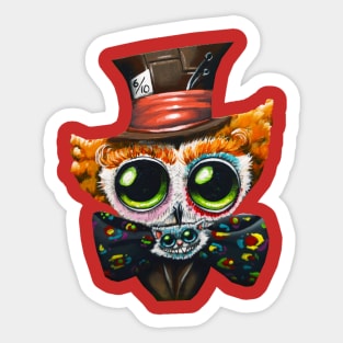 hat owl Sticker